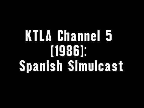 KTLA Channel 5 (1986): Spanish Simulcast