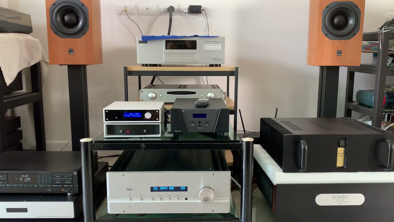 Philips cd840+M2Tech Young dac dsd with Palmer Supply+Pass int150+ATC scm19