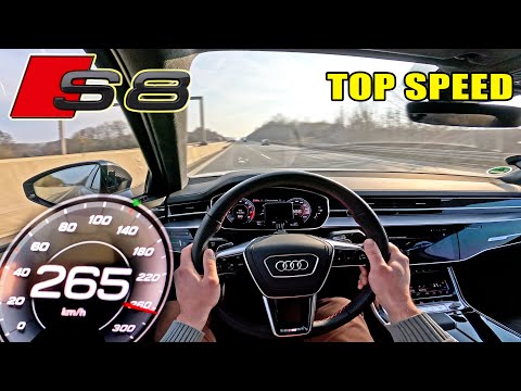 Audi S8 4.0 TFSI // TOP SPEED on AUTOBAHN