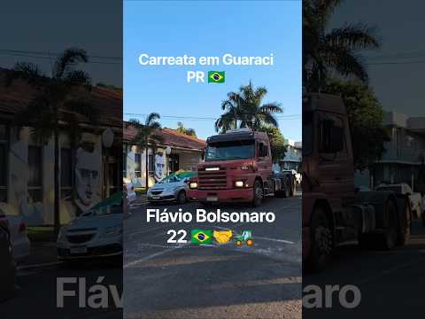Carreata do Flávio Bolsonaro em guaraci PR 🇧🇷 #agro #noticias