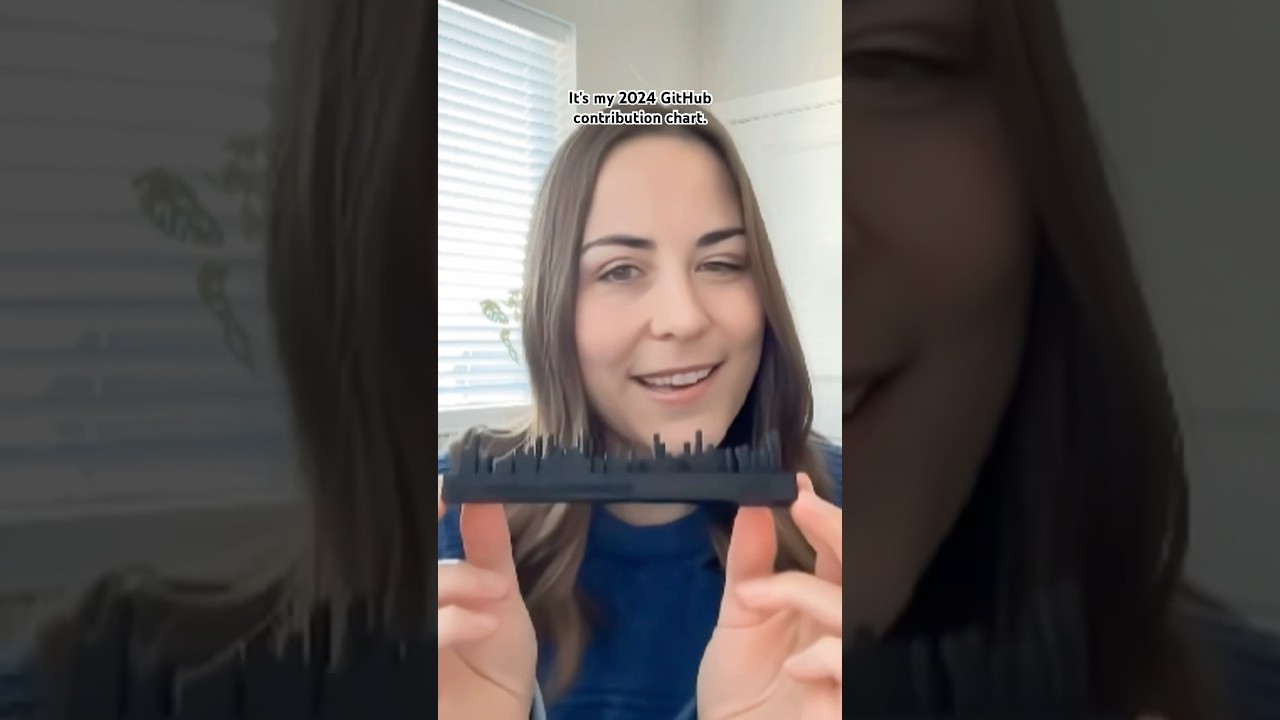 I 3D printed my GitHub contribution chart