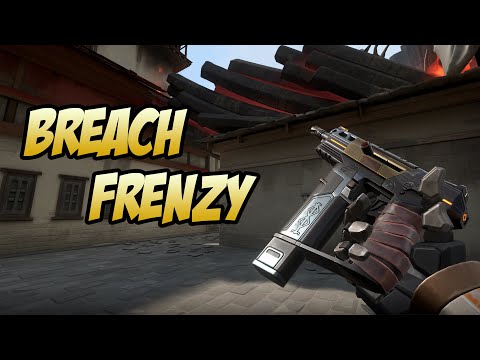 BREACH FRENZY SKIN SHOWCASE (RAGNAROCKER FRENZY) - VALORANT