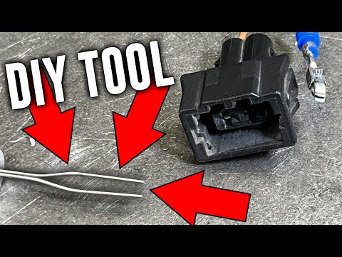 Herstellung eines Klemmenwerkzeugs & Anleitung zum Entpinnen von VW-Steckern