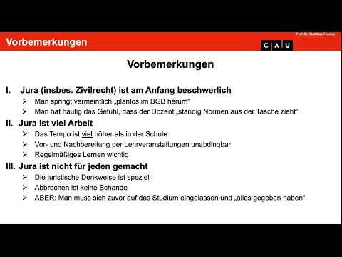 BGB AT – Folge 01 (Einführung und Fälle zum Einstieg)