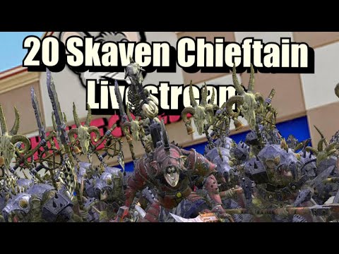 🔴 Building 20 Skaven Chieftains Livestream