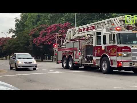 7/5/22 - Raleigh Fire - Engine 6 and Ladder 6 Responding
