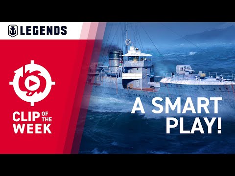 World of Warships: Legends — Clip of the Week | A Smart Play!