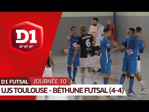 J10 : UJS Toulouse - Béthune Futsal (4-4), le résumé