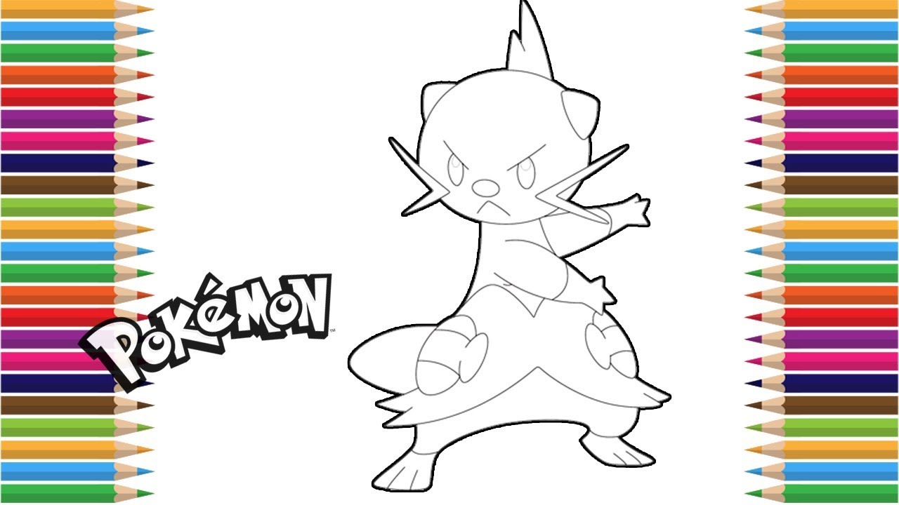 Dewott Pokemon Coloring Page