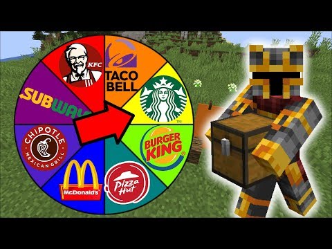EPIC Minecraft Food Challenge! Unbelievable Supply Wheel!