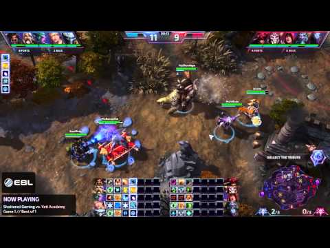 ESL Go4Heroes Americas Cup 17 - Shattered Gaming vs Yeti Academy