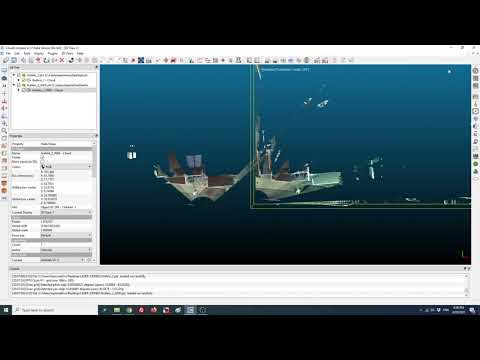 How to merge two 3D scans from a laser scanner in CloudCompare