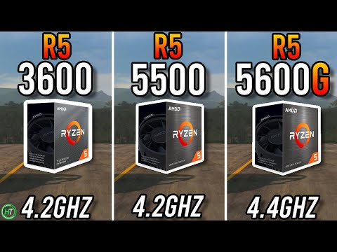 Ryzen 5 3600 vs Ryzen 5 5500 vs Ryzen 5 5600G