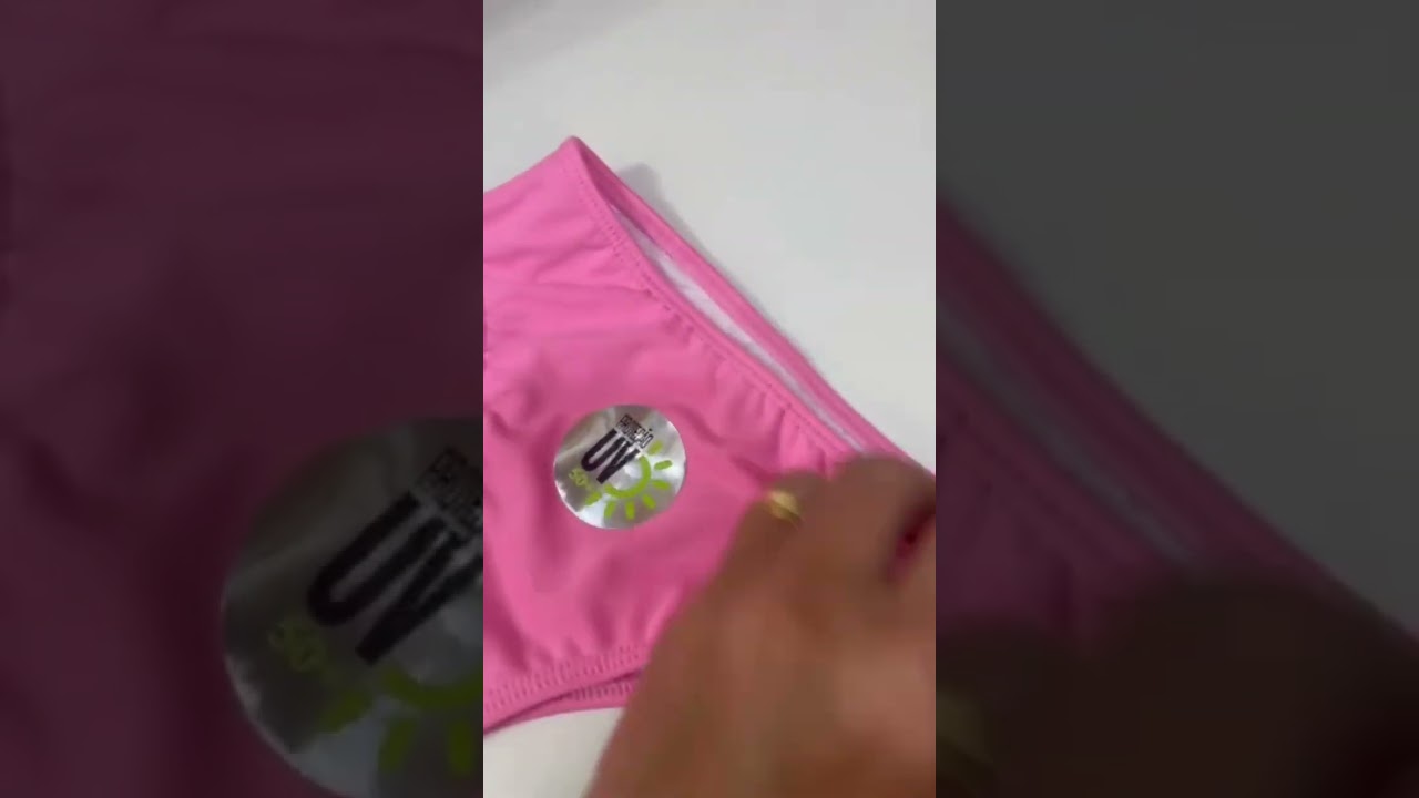 Biquíni Calcinha Avulsa Bebê e Infantil Rosa Chiclete