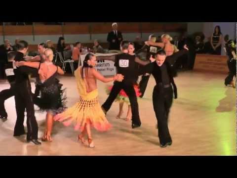 00228 Latvia Open 2012 Youth Latin Semifinal Pasodoble - Nikolay Chernov & Evgenia Florinskaya