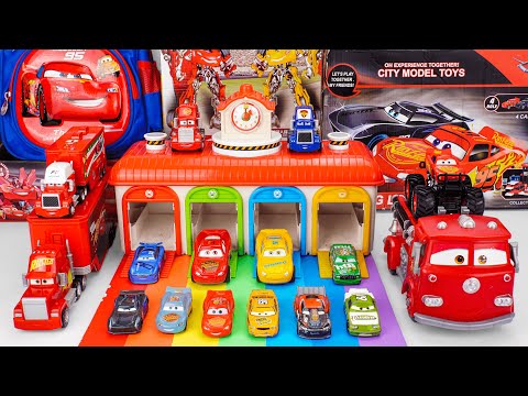 Disney Pixar Cars Toys Unboxing Review | Disney Cars Lightning McQueen & Tayo the Little Bus