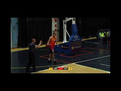 Umea Basket vs Koping Stars Sweden SBL Full Game Demarco Dickerson 23/4/4 Jordan Giles 20/12/3