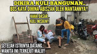 Download lagu BOS KAYA DIHINA ABIS2AN OLEH MANTANNYA DIKIRA KULI BANGUNAN!!Saat istrinya datang ini yang terjadi.. mp3
