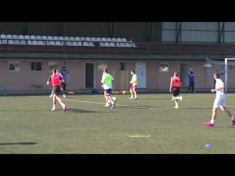 PETAR AKSENTIJEVIC 1998 god.FOOTBALL PLAYER AT FK BASK TRAINING 25-3-2017