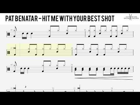 How to Play - Hit Me With Your Best Shot - Pat Benetar 🥁