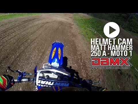 HELMET CAM: Matt Hammer - 250 A / Moto 2 - Diamondback MX