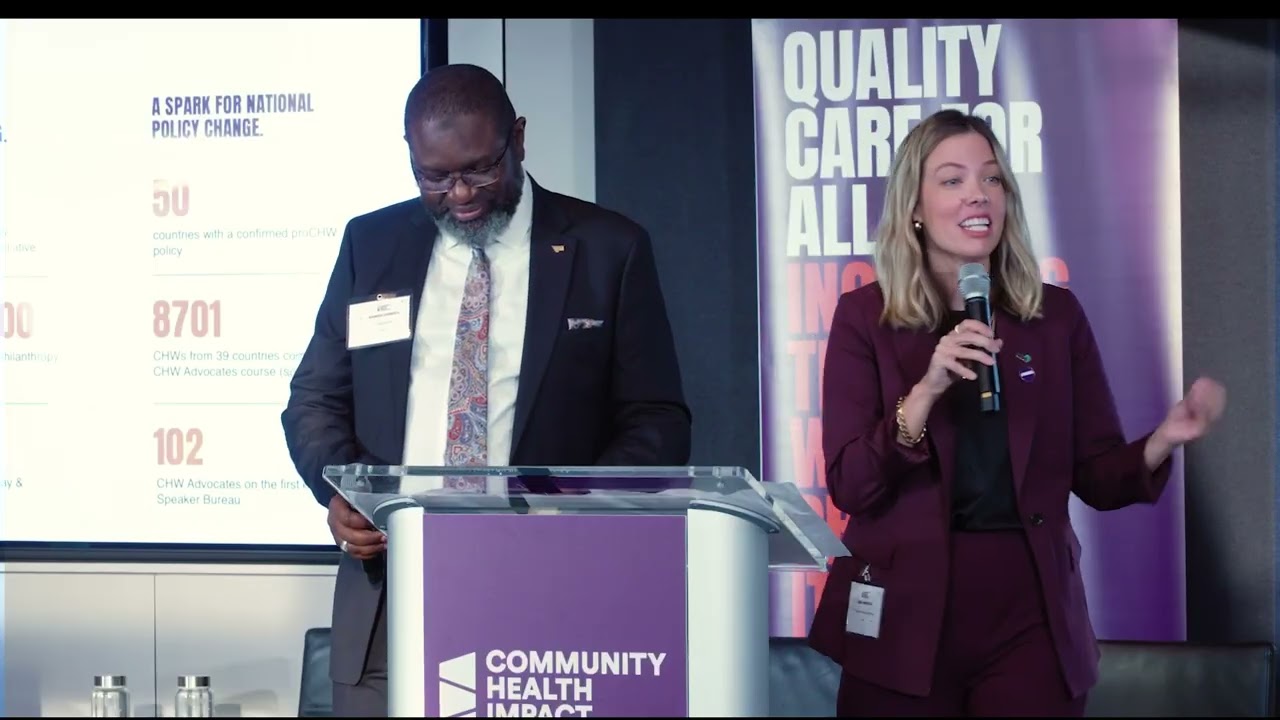 UNGA80 - Dr. Ahmed Ogwell, CEO VillageReach and Ash Rogers - Co-CEO, Lwala Community Alliance