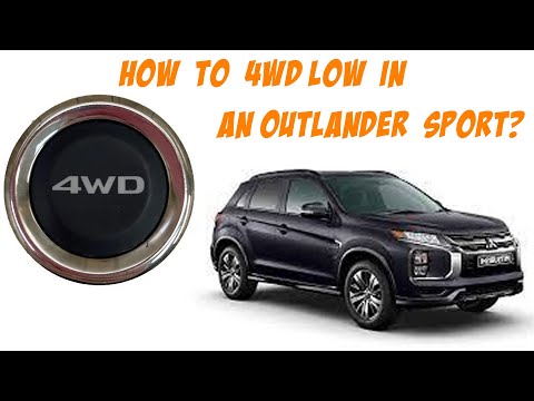 How to Achieve 4WD Low in a Third Generation Mitsubishi Outlander Sport #rvr #asx #4wd