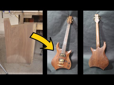 Orbital Guitars Wyvern #2 2021 Natural Walnut image 7