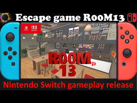 Escape game R00M13 - Nintendo Switch / Switch 2 Compatible gameplay release