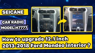Tesla stereo upgrade | How to install carplay for Ford Mondeo Fusion MK5 2013 -2015 2016 2017 2018?