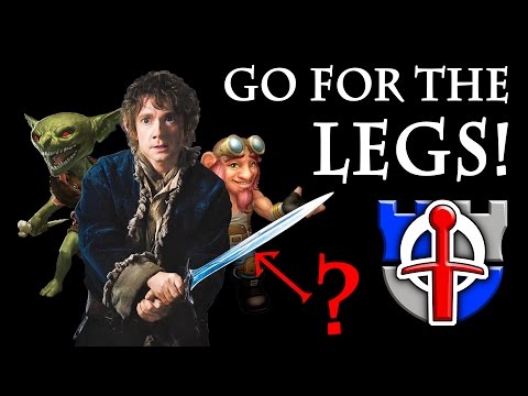 What medieval weapons would HOBBITS, GNOMES and GOBLINS really use?