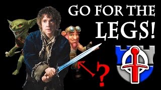 What medieval weapons would HOBBITS, GNOMES and GOBLINS really use?