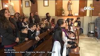 s messa dalla chiesa di s tarcisio napoli 05 03 2018