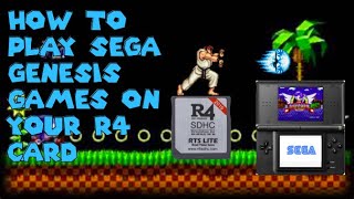 How to play Sega Genesis Games on your R4 card