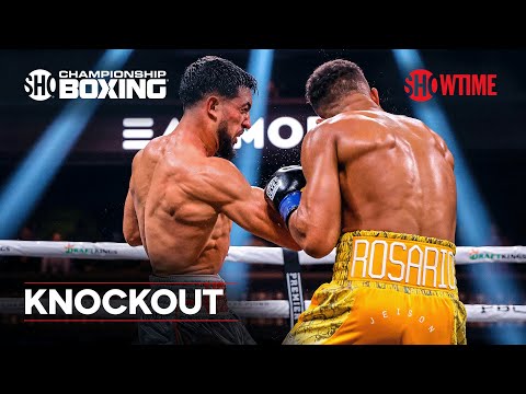 Brian Mendoza KO'd Jeison Rosario With A Crazy Right Uppercut | SHOWTIME CHAMPIONSHIP BOXING