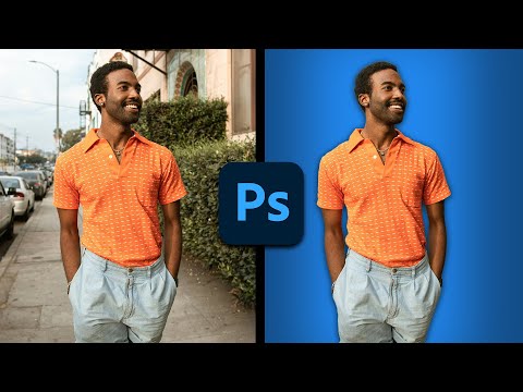 How To Change Background To ANY Color In Photoshop 2026