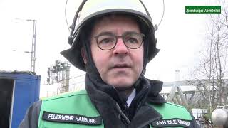 Präventionsveranstaltung der Feuerwehr Hamburg zu Weihnachten