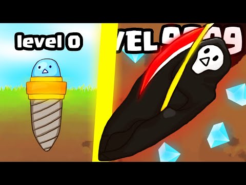 IS THIS THE NEW OVERPOWERED LEVEL DRILL TANK EVOLUTION? (9999+ UPGRADE) l Drill Evolution New Game Video