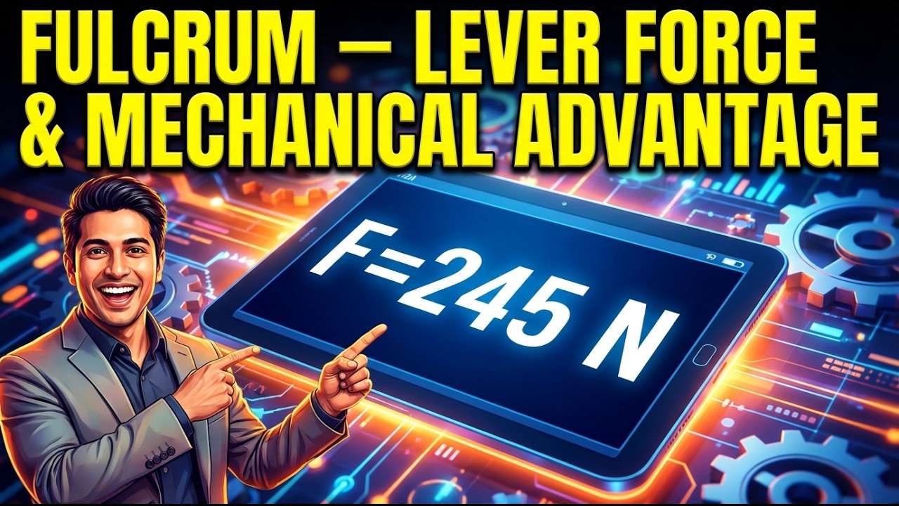 Fulcrum Interactive Calculator — Lever Force & Mechanical Advantage