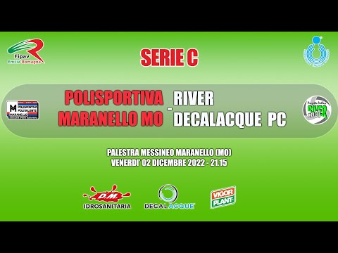 Serie C: POLISPORTIVA MARANELLO MO - RIVER DECALACQUE PC