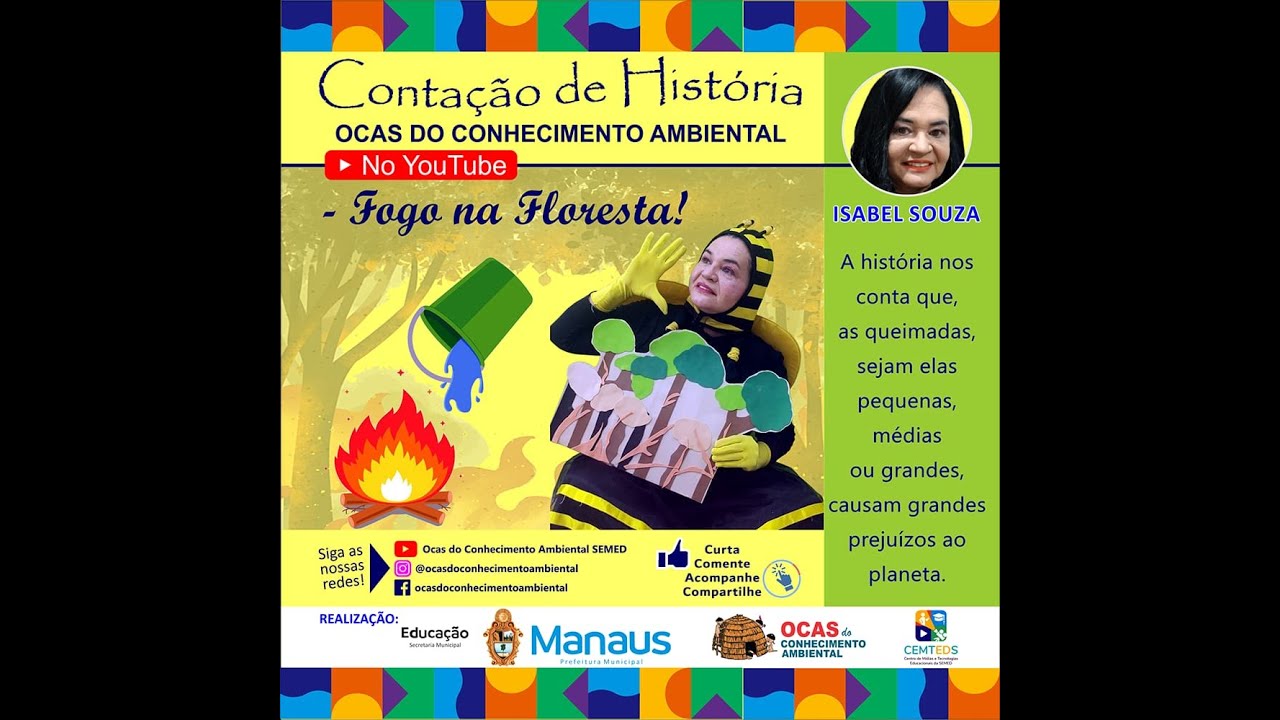 Abelinda Conta Histórias - É fogo na Floresta