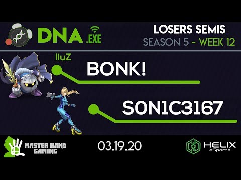 DNA.EXE S5:W12 - IluZ | BONK! (Meta Knight) Vs. S0N1C3167 (Zero Suit Samus) - L Semifinals