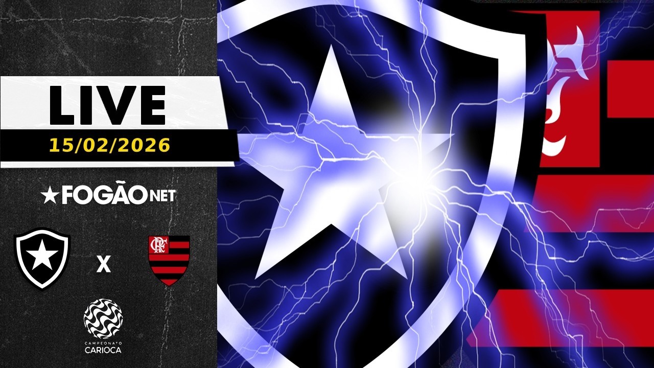 LIVE | Pré-jogo de Botafogo x Flamengo pelas quartas de final do Carioca 2026