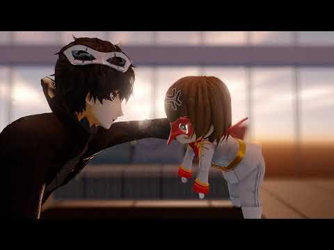 [P5 MMD] Small Akechi meets Joker - ShuAke 主明