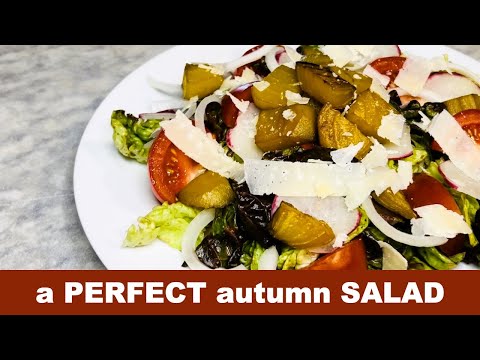 Roasted GOLDEN BEET Salad with Simple HOMEMADE Balsamic SALAD DRESSING