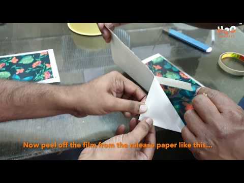 YouTube video about: How to print on hydrographic film?