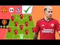 🚨CONFIRMED LINEUP✅ Man Utd Vs Crystal Palace 🔴⚽️ Tactical, Key Men; Amrabat, Garnacho & Martinez🔥