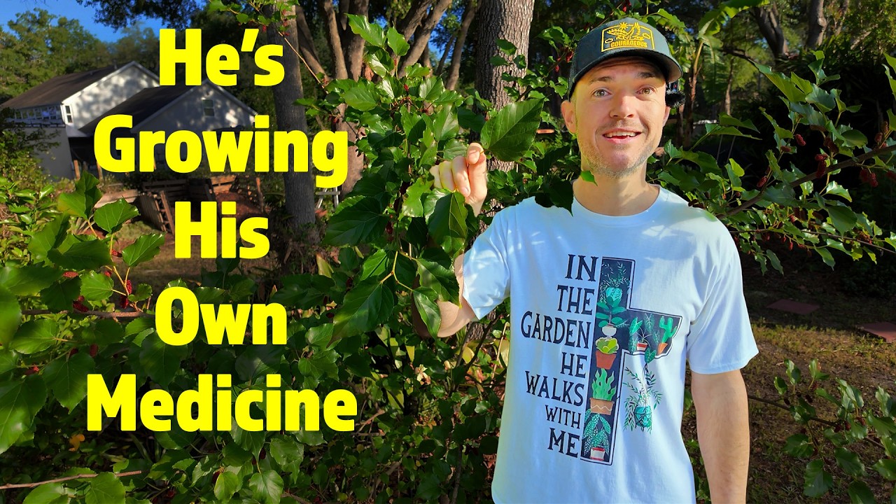 He's Growing His Own Medicine! Ryan's Food Forest Tour (Part ll)