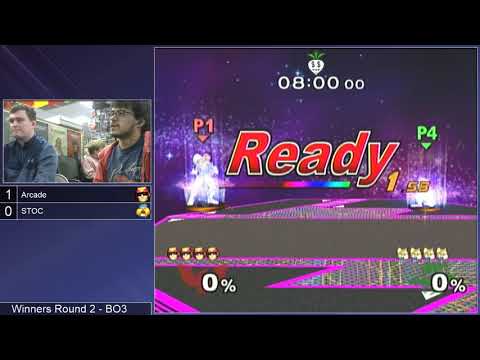 GSS 95 SSBM - Arcade (C. Falcon) vs. STOC (Sheik, Fox) - Melee WR2