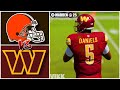 Browns vs Commanders Week 5 Simulation (Madden 25 Rosters)